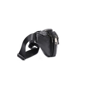 Borseta pentru barbati, Iseron GT3800, piele naturala, model negru - Img 2