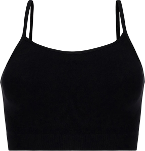 Bustiera Seamless cu Bretele Subtiri, 53609, negru