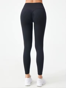 Colanti dama lungi, pana la glezna, negri, LGS06