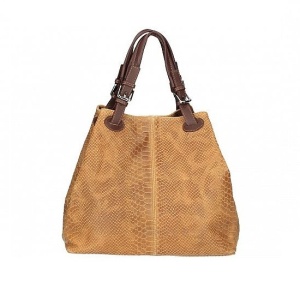 Geanta dama Iris GT967, piele naturala,cognac - Img 1