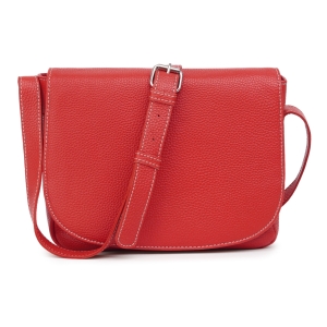 Geanta de dama, Aida GT3863, piele naturala, Rosu - Img 3