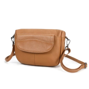 Geanta de dama, Julia GT3828, piele naturala, Maro