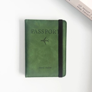 Husa pasaport unisex, Lorelei PT1308, Verde - Img 1