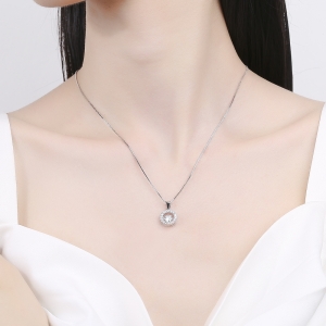 Pandantiv argint 925, JW1287, model elegant, placat cu rodiu - Img 2