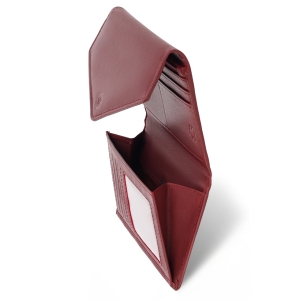 Portofel dama Marquise, Zendaya PT1453, piele naturala, Bordo - Img 3