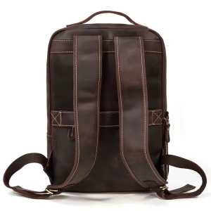 Rucsac pentru barbati, Orion GT3321, piele naturala, Maro inchis - Img 5
