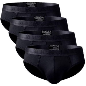 Set 4 perechi de chiloti pentru barbati, CH031, Negru - Img 1