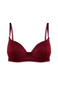 Sutien dama, model elegant, 5400, Bordo - Img 2