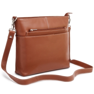 Geanta de dama, Elisabeta GT3887, piele naturala, Maro - Img 3