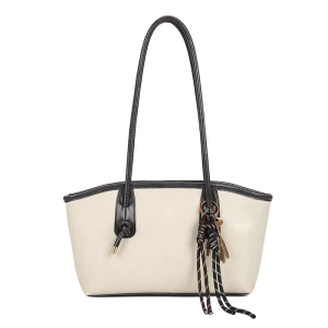 Geanta Tote dama Amoria GT3984, Crem/Negru