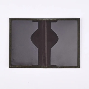 Husa pasaport unisex, Maelis PT1319, Negru mat - Img 2