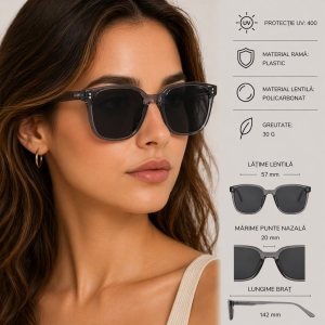 Ochelari de soare pentru femei, SG151, Gri - Img 2