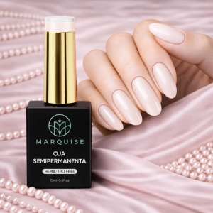Oja semipermanenta HEMA/TPO FREE, Marquise, Nude LTS04, 15 ml - Img 2