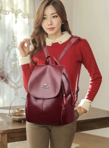 Rucsac de dama, Seren GT3031, Bordo - Img 2