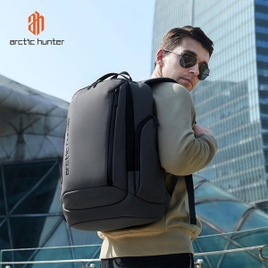 Rucsac pentru barbati, B00554, model urban, Gri - Img 2
