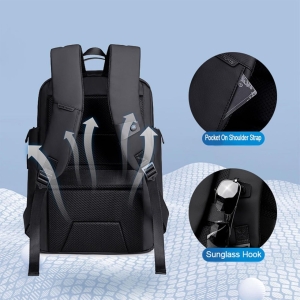Rucsac pentru barbati, B00554, model urban, Negru - Img 5
