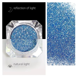 Set 9 sclipici unghii reflective Marquise, GLITTER16, Multicolor - Img 9