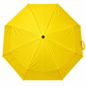 Umbrela pliabila pentru ploaie, 8 spite, diametru 97 cm, UMB039, Galben - Img 2