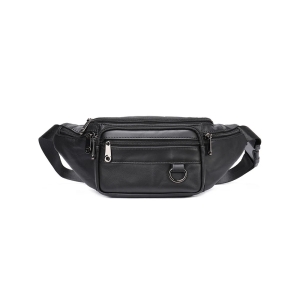 Borseta pentru barbati, Iseron GT3800, piele naturala, model negru - Img 5