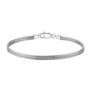 Bratara unisex din argint 925, JW1570, placata cu rodiu - Img 1