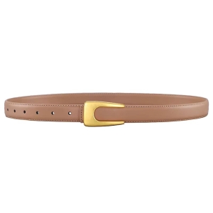 Curea dama C-190, piele naturala, Bej