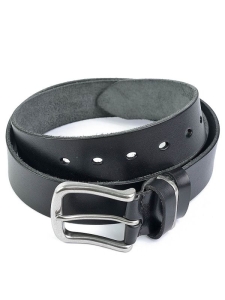 Curea pentru barbati 5803, piele naturala, 120 cm, Neagra