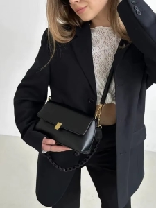 Geanta dama cu clapeta Miralyn GT3945, Neagra - Img 2