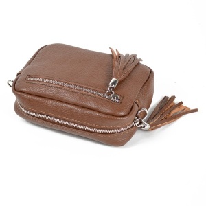 Geanta dama, Stina GT1550, piele naturala, Maro - Img 5