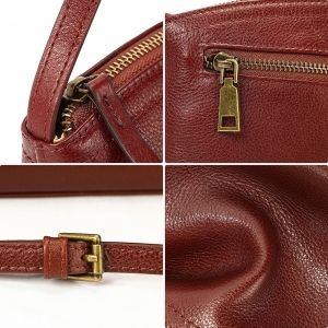 Geanta de dama, Katy GT3825, piele naturala, Maro - Img 5