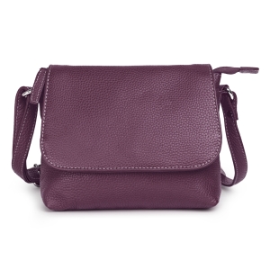 Geanta de dama, Mirabela GT3900, piele naturala, Violet