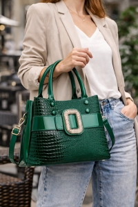 Geanta de dama, Mireluna GT3516, Verde - Img 2