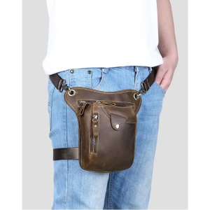 Geanta pentru barbati, Tavix GT3797, piele naturala, Maro roscat - Img 2