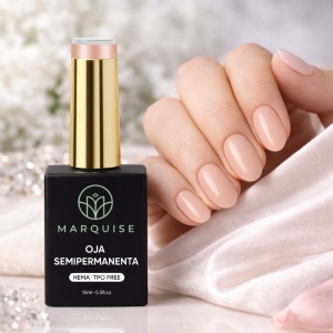 Oja semipermanenta HEMA/TPO FREE, Marquise, Pure Color JY037, 15 ml - Img 2