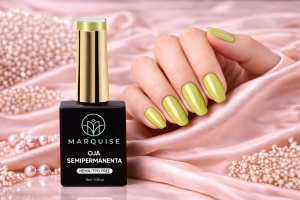 Oja semipermanenta HEMA/TPO FREE, Marquise, Pure Color JY202, 15 ml - Img 2