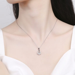 Pandantiv argint 925, JW1294, model picatura, placat cu rodiu - Img 2