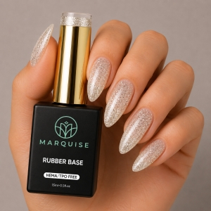 Rubber Base HEMA/TPO FREE, Marquise, Shimmer CBB108, 15 ml - Img 2