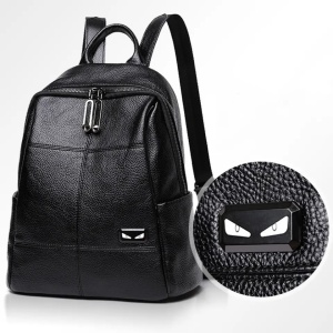 Rucsac dama, Beyza GT2028, piele naturala, Negru - Img 4