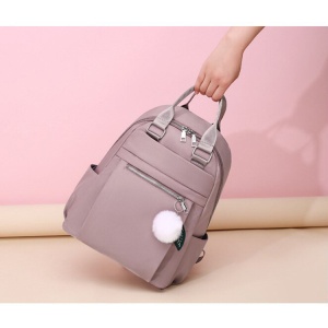 Rucsac dama Celia, GT1847, material textil, mov - Img 3