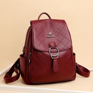 Rucsac dama, Greta GT742, bordo - Img 4