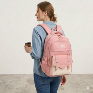 Rucsac dama, Linora GT3679, Roz - Img 2