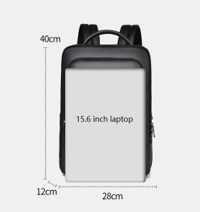 Rucsac pentru barbati, Jarek GT3640, port USB, Negru - Img 6