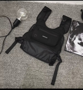 Rucsac tip vesta unisex, Zevikar GT3760, Negru - Img 1