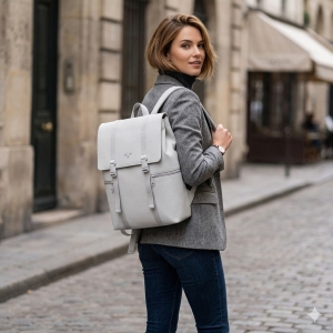 Rucsac unisex, Camille GT2322, Gri - Img 2