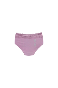 Set 5 perechi de chiloti din bumbac, cu dantela, pentru dama, 32000, Multicolor - Img 7