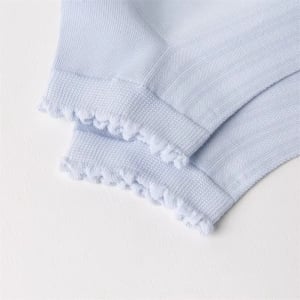 Sosete pentru dama, SS196, Albastru/Alb, marime universala (35-39) - Img 3