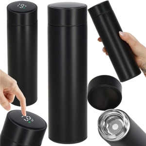 Termos Inteligent din Inox, cu Afișaj LED, 500 ml, TRM01, Negru - Img 6