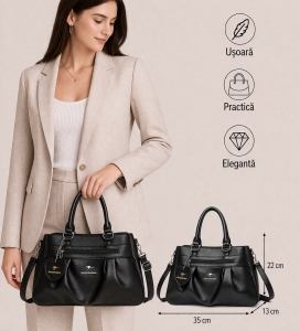 Geanta dama, Alarice GT2388, Negru - Img 2