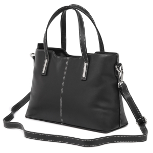 Geanta dama, Caelia GT3860, piele naturala, Negru - Img 3