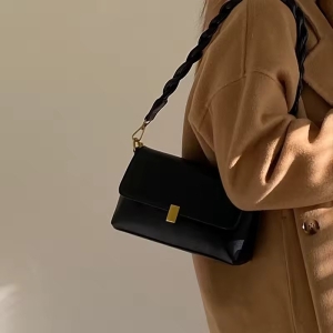 Geanta dama cu clapeta Miralyn GT3945, Neagra - Img 5