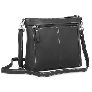 Geanta de dama, Claudie GT3880, piele naturala, Negru - Img 4